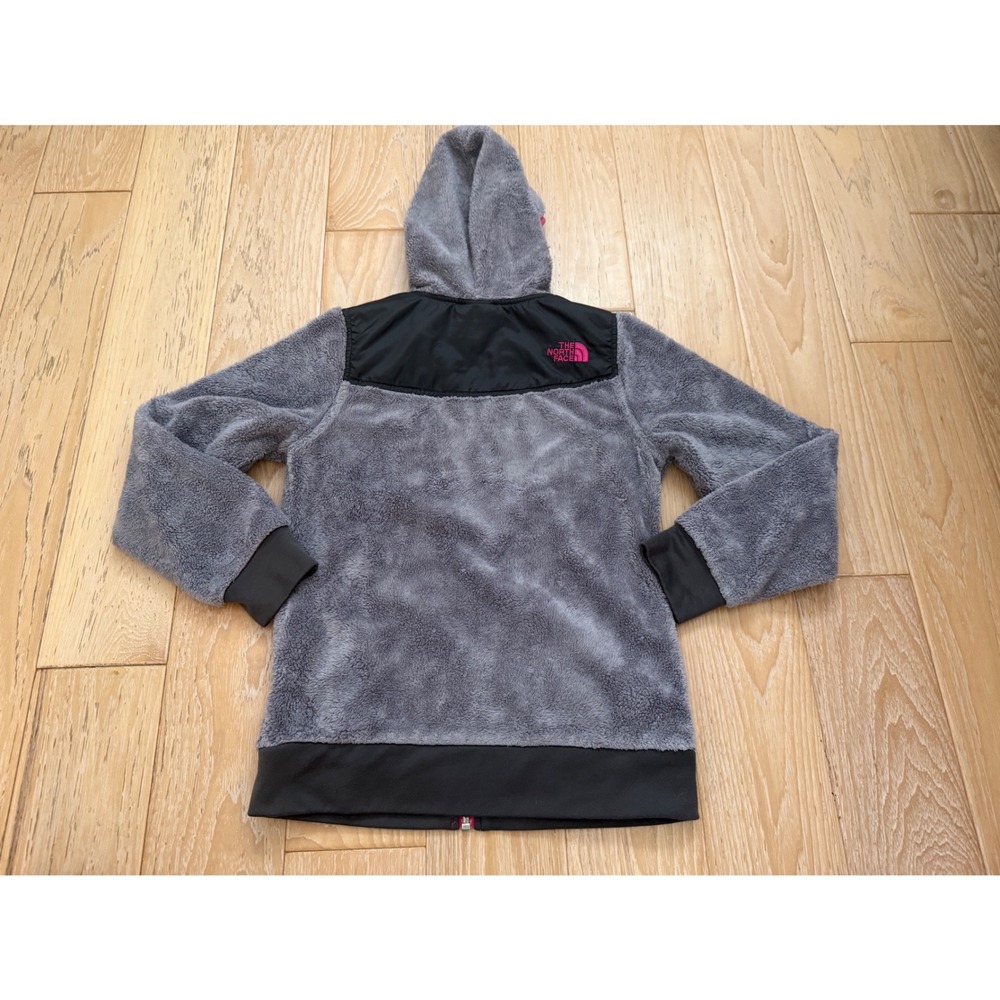 THE NORTH FACE Girls Hoodie Fleece Gorpcore Outdoorsy Warm‎ M 10/12 - Picture 8 of 9